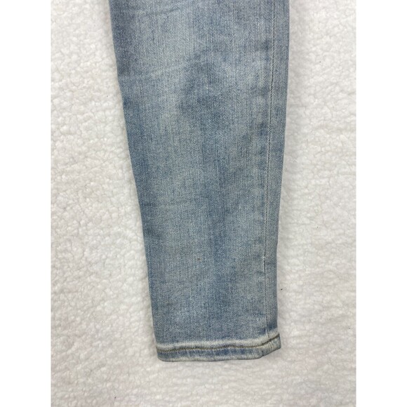 AllSaints Mast Skinny Jeans Women’s Blue Faded Low Rise Stretch Denim Casual 25W - Picture 10 of 13